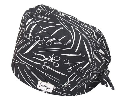 Bandana OP-Haube Besteck - Bunte OP-Mütze für die Zahnarztpraxis