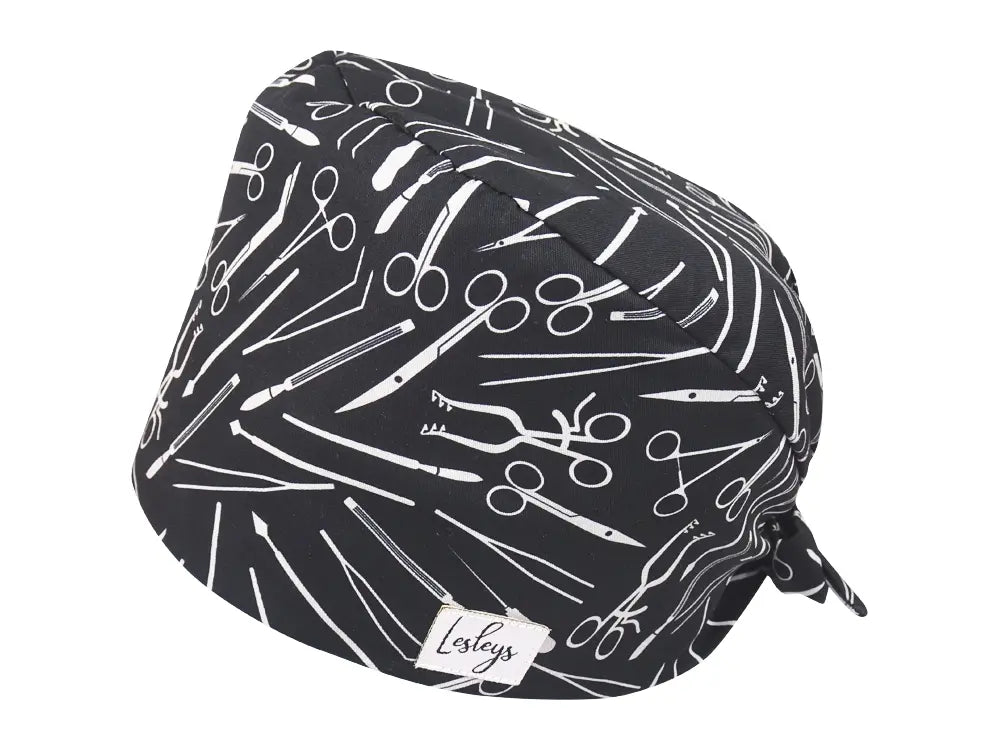 Bandana OP-Haube Besteck - Bunte OP-Mütze für die Zahnarztpraxis