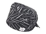 Bandana OP-Haube Besteck - Bunte OP-Mütze für die Zahnarztpraxis