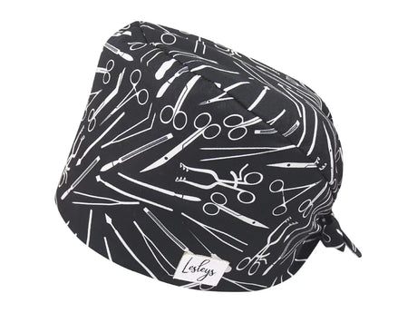 Bandana OP-Haube Besteck - Bunte OP-Mütze für die Zahnarztpraxis