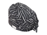 Bandana OP-Haube Besteck - Bunte OP-Mütze für die Zahnarztpraxis
