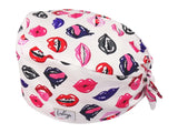 Bandana OP-Haube Lips - Bunte OP-Mütze für die Zahnarztpraxis