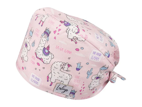 Bandana OP-Haube La La Lama - Bunte OP-Mütze für die Zahnarztpraxis