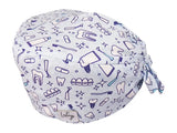 Bandana OP-Haube Zahngesundheit - Bunte OP-Mütze für die Zahnarztpraxis