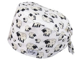 Bandana OP-Haube Schafe - Bunte OP-Mütze für die Zahnarztpraxis