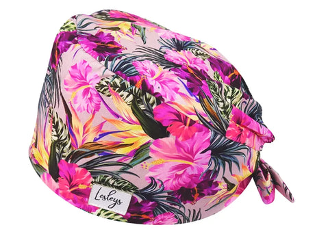 Bandana OP-Haube Violetta - Bunte OP-Mütze für die Zahnarztpraxis