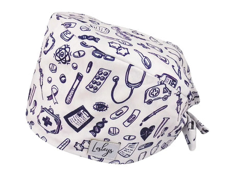 Bandana OP-Haube Arztpraxis - Bunte OP-Mütze für die Zahnarztpraxis