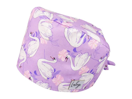 Bandana OP-Haube Schwäne - Bunte OP-Mütze für die Zahnarztpraxis