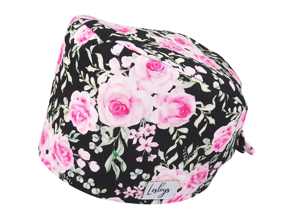 Bandana OP-Haube Edelrose - Bunte OP-Mütze für die Zahnarztpraxis