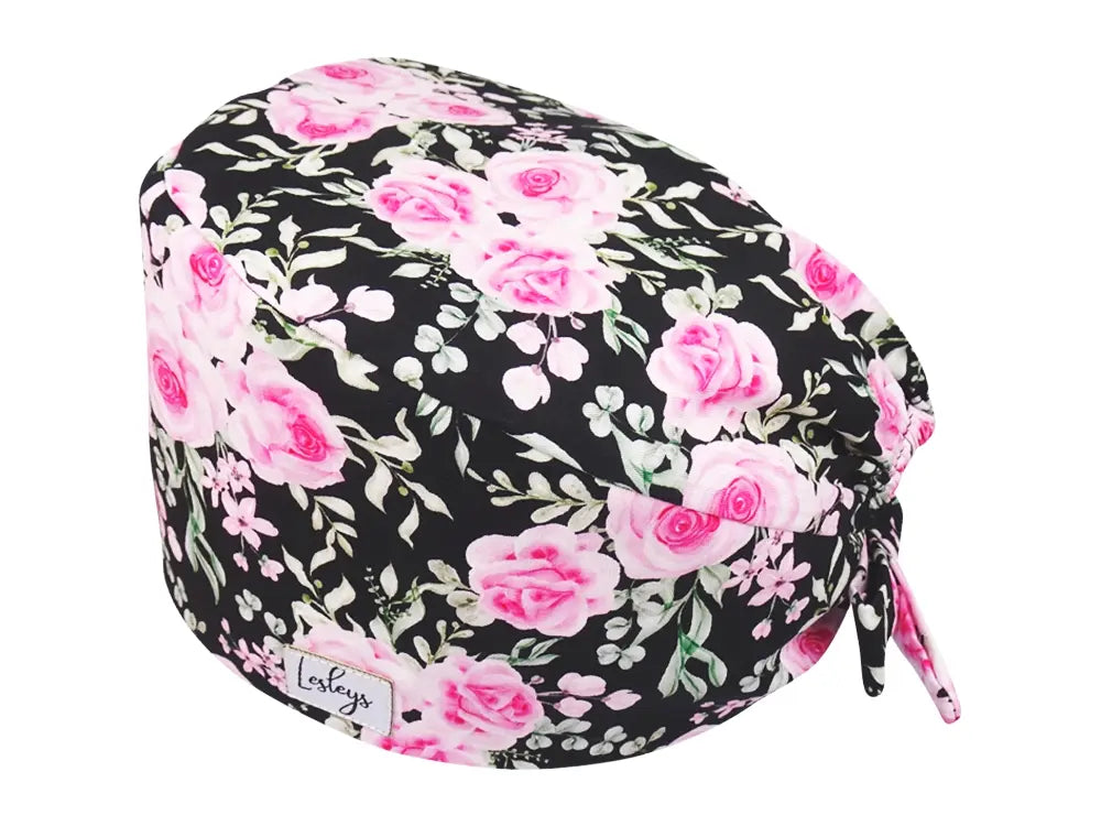 Bandana OP-Haube Edelrose - Bunte OP-Mütze für die Zahnarztpraxis