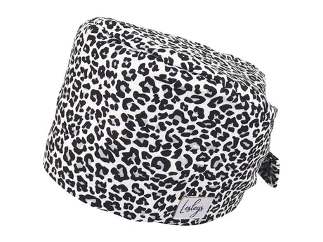 Bandana OP-Haube Schneeleo - Bunte OP-Mütze für die Zahnarztpraxis