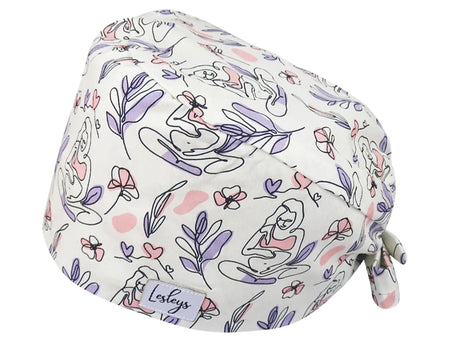 Bandana OP-Haube Babybauch - Bunte OP-Mütze für die Zahnarztpraxis