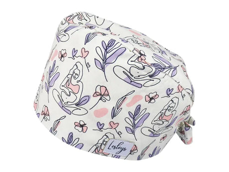 Bandana OP-Haube Babybauch - Bunte OP-Mütze für die Zahnarztpraxis