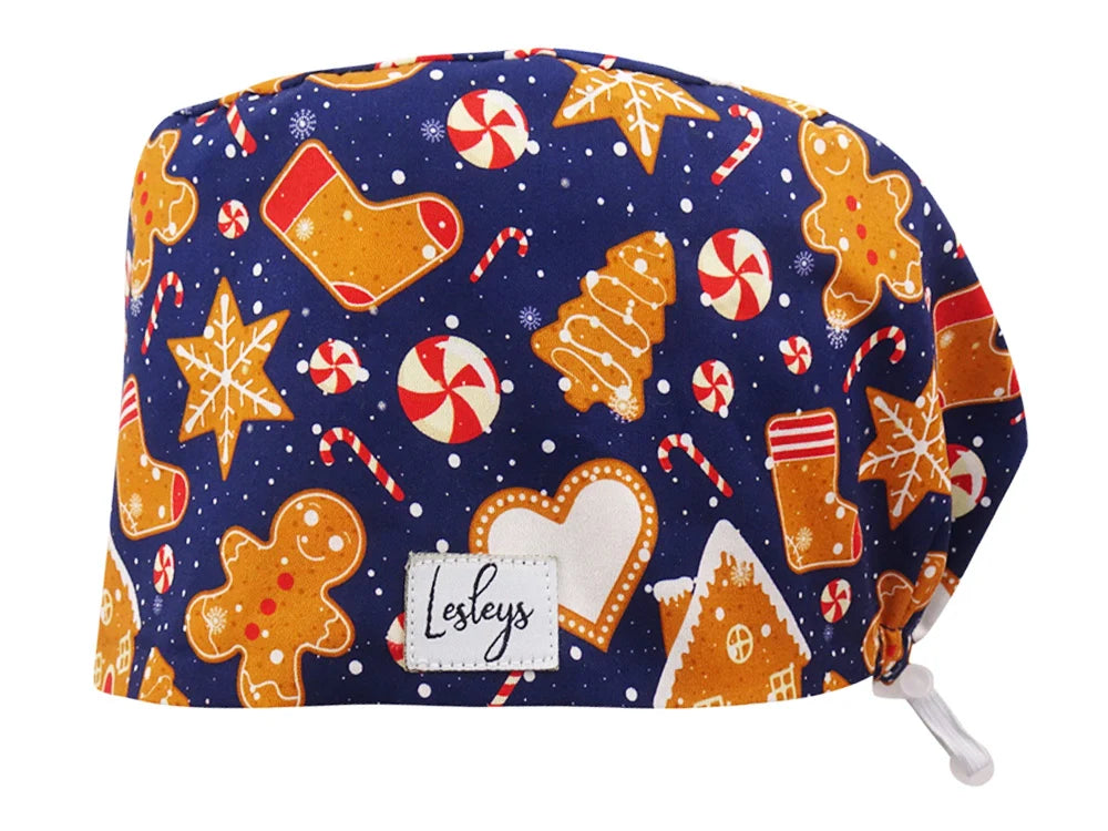 Komfort OP-Haube Lebkuchen - OP-Haube lange Haare