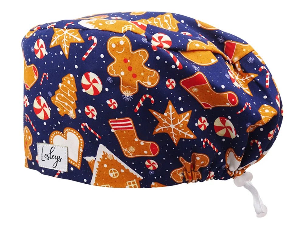 Komfort OP-Haube Lebkuchen - OP-Haube lange Haare