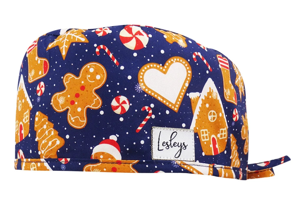 Slim OP-Haube Lebkuchen - Stoffhaube für kurzes Haar
