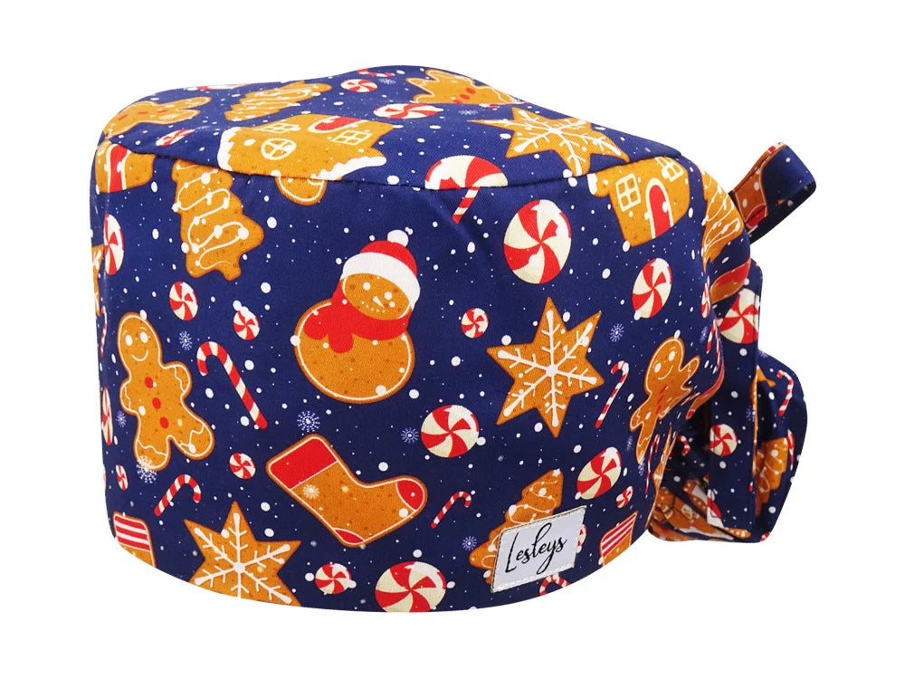 Ponytail OP-Haube Lebkuchen - OP-Haube lange Haare