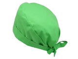 Lesleys OP-Haube für lange Haare Peridotgrün - Stoff OP-Haube aus 100% Baumwolle