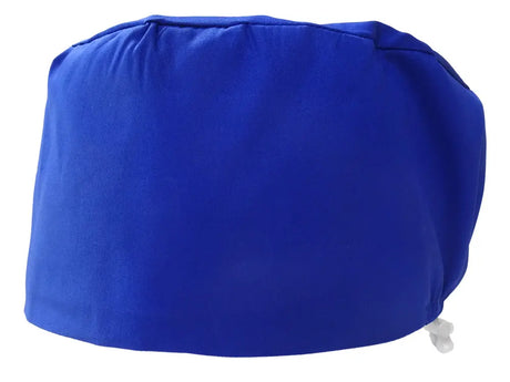 Stoff OP-Haube Komfort Saphirblau aus Baumwolle