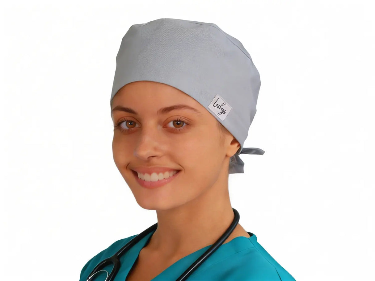 OP Haube Mondsteingrau - Bandana