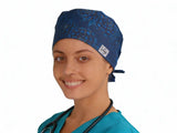 OP Haube Dunkle Blume - Bandana