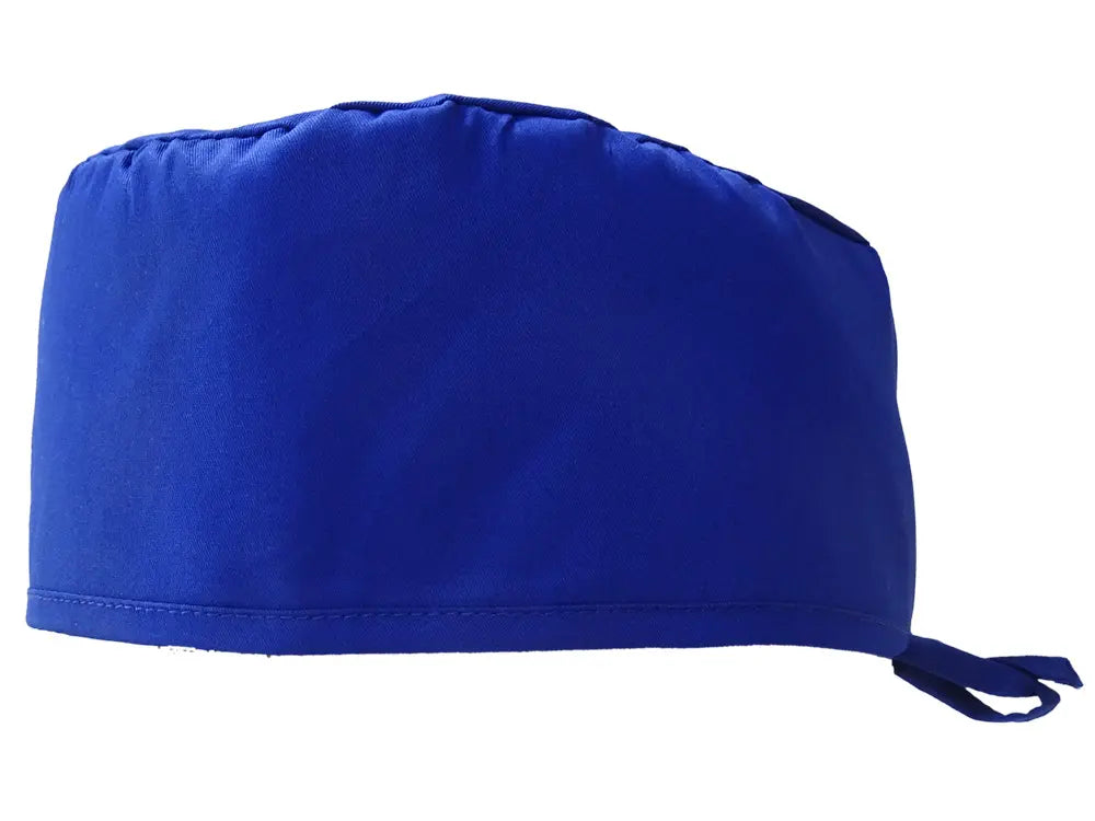 Stoff OP-Haube Slim Saphirblau aus Baumwolle