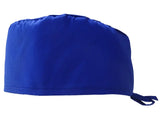 Stoff OP-Haube Slim Saphirblau aus Baumwolle