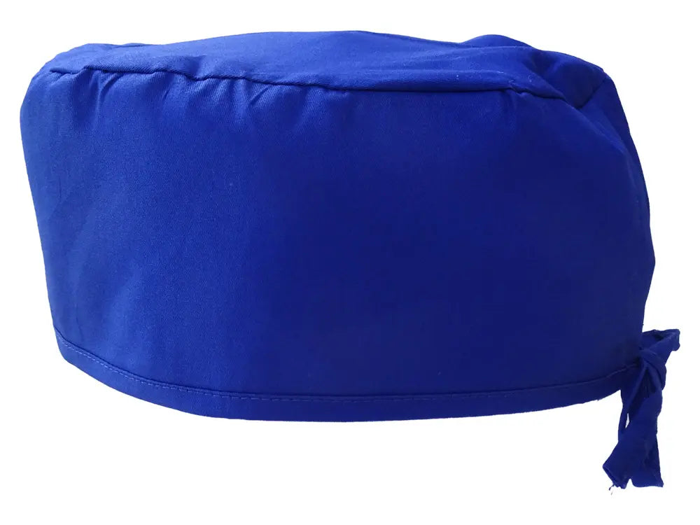 Stoff OP-Haube Slim Saphirblau aus Baumwolle