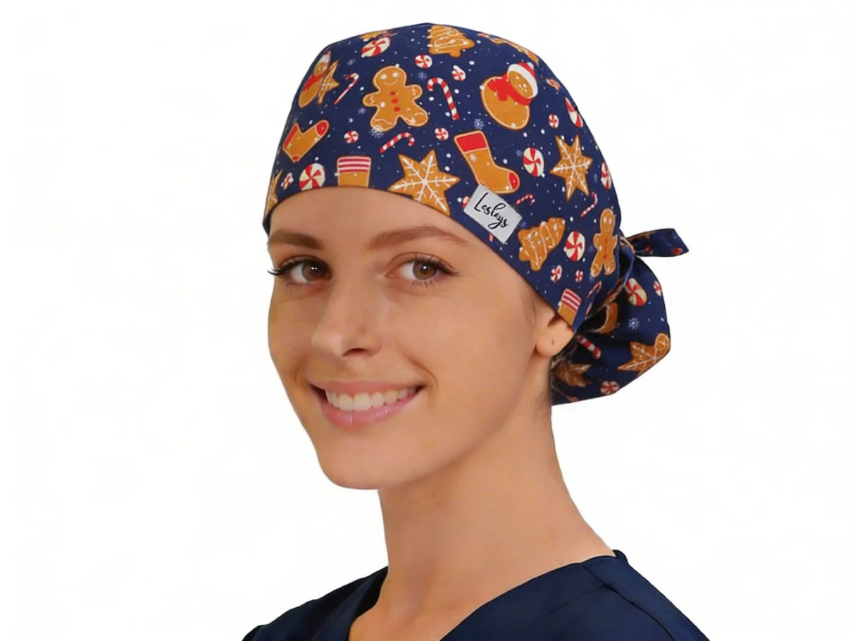 OP Haube Lebkuchen - Ponytail