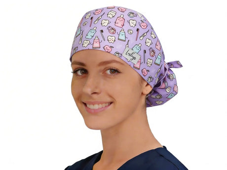 OP Haube Happy Teeth - Ponytail