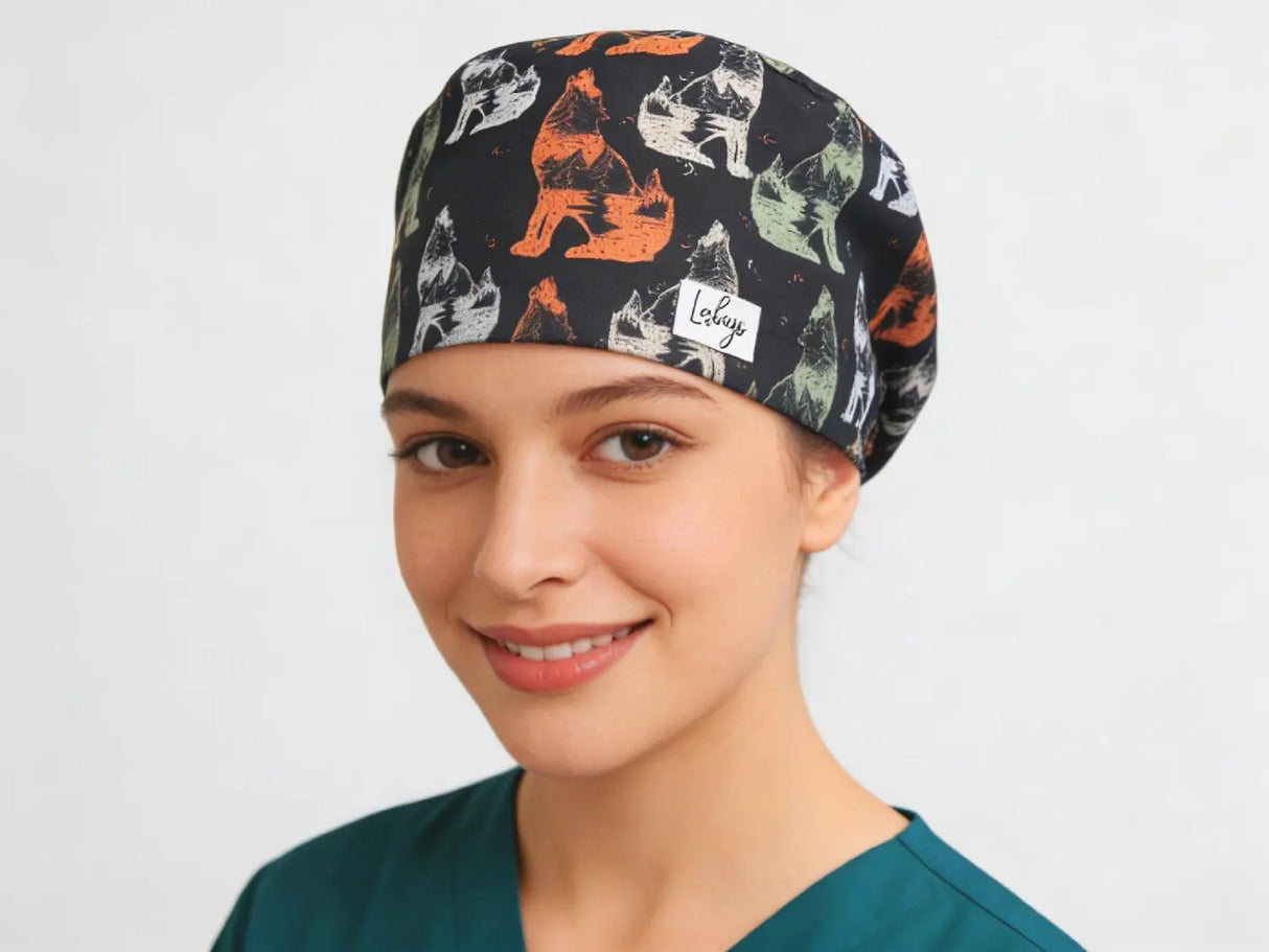 OP Haube Wölfe - Komfort