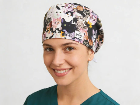 OP Haube Aquarell Katzen - Komfort