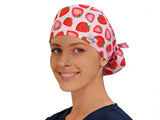 OP Haube Erdbeere - Ponytail