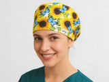 OP Haube Sonnenblumen - Komfort