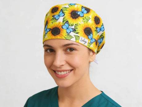 OP Haube Sonnenblumen - Komfort