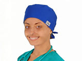 OP Haube Saphirblau - Bandana