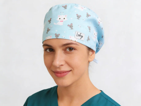 OP-Haube Katz und Maus - Komfort