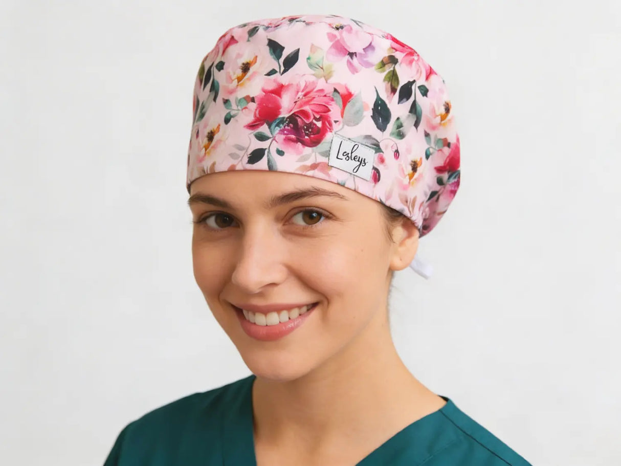 OP Haube Elegante Blumen - Komfort