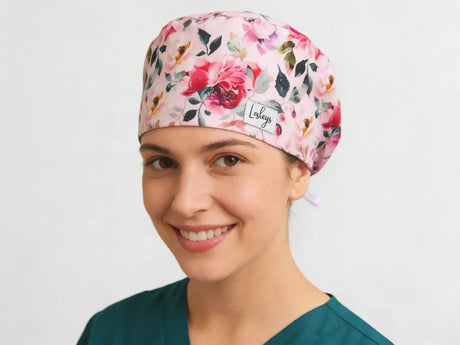 OP Haube Elegante Blumen - Komfort