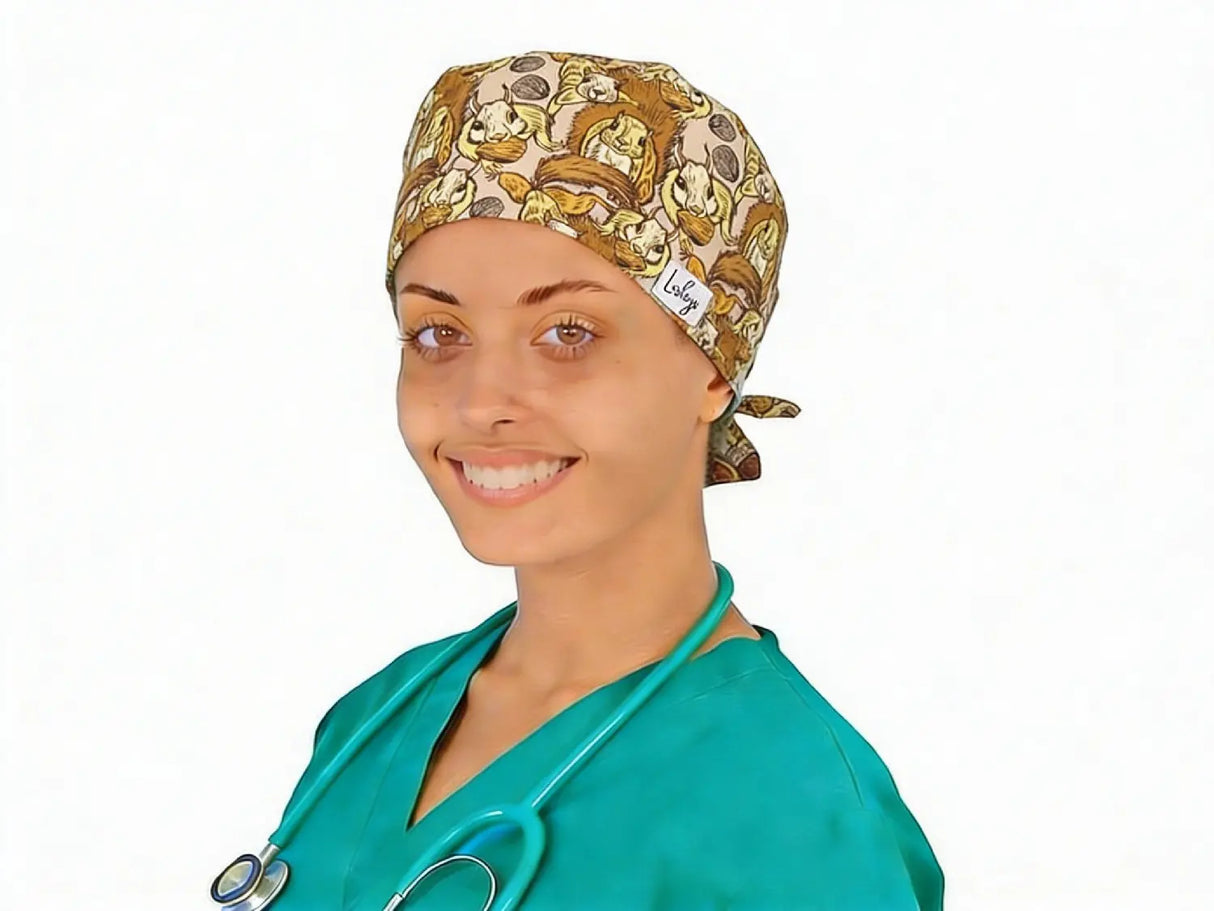 OP Haube Eichhörnchen - Bandana