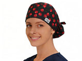 OP Haube Kirschen - Ponytail