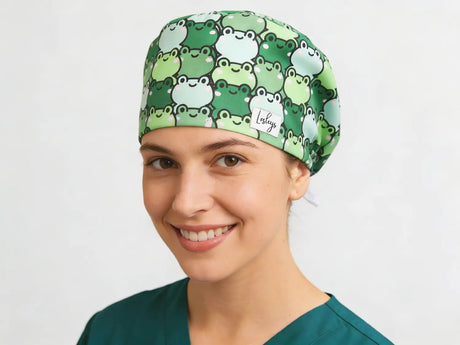 OP Haube Frösche - Komfort