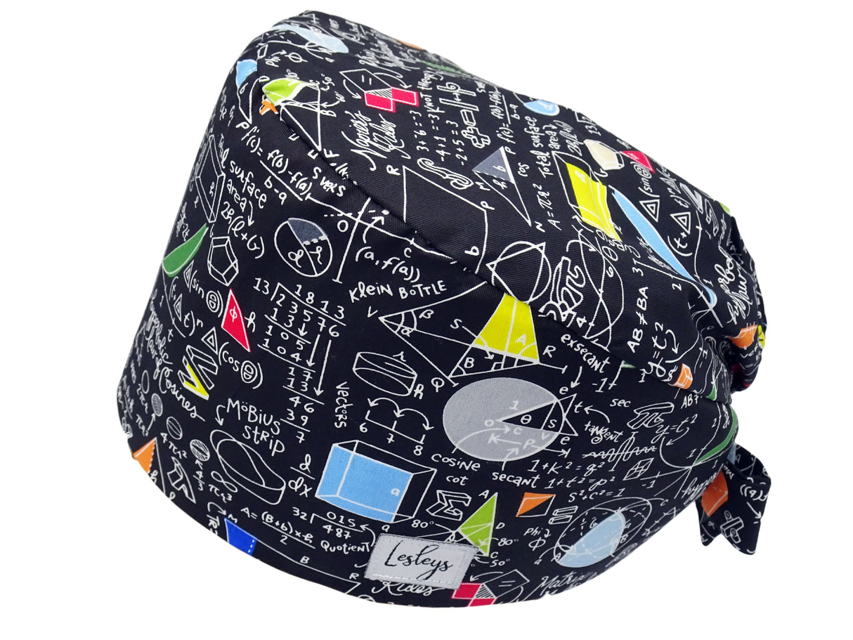 Bandana Stoff OP-Haube Physics für kurze Haare aus Baumwolle - Lesleys