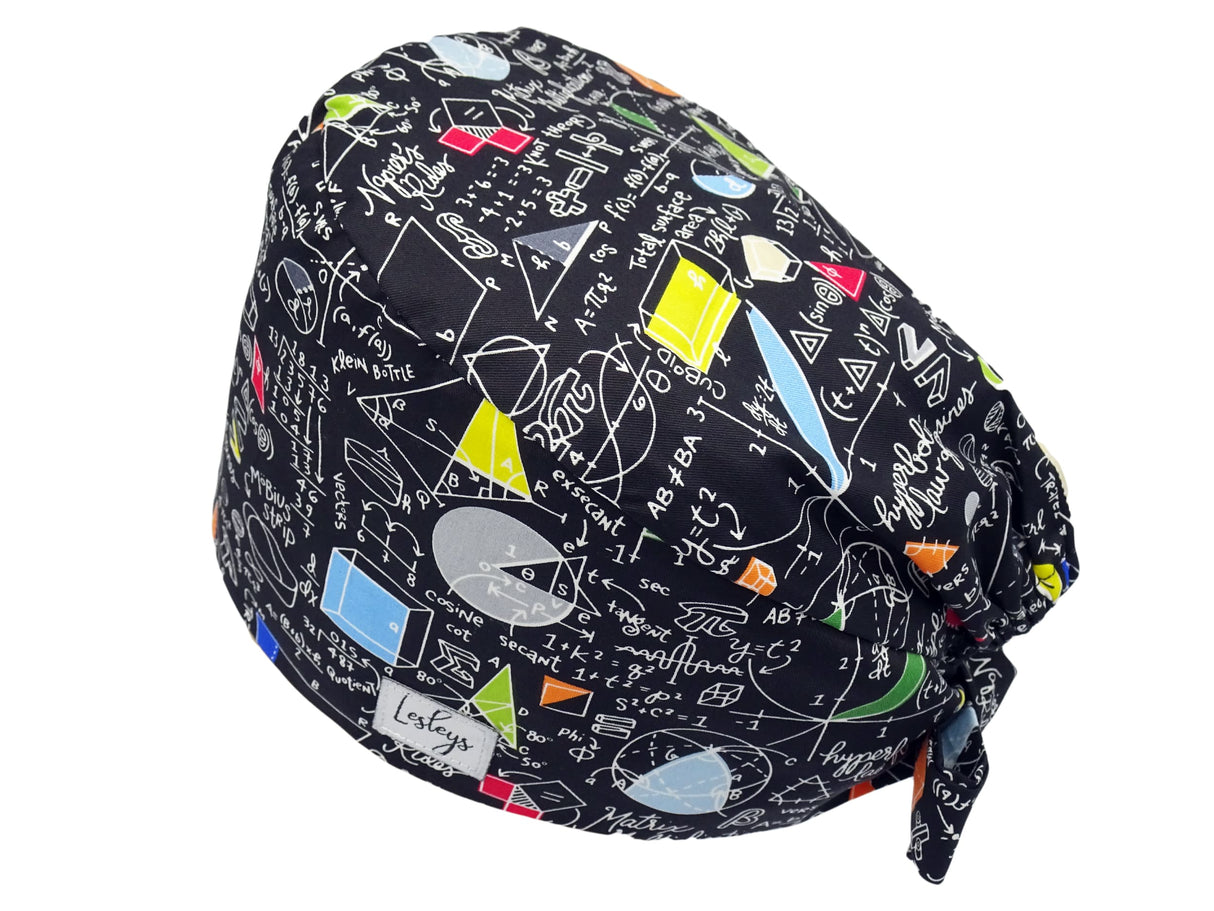 Bandana Stoff OP-Haube Physics für kurze Haare aus Baumwolle - Lesleys