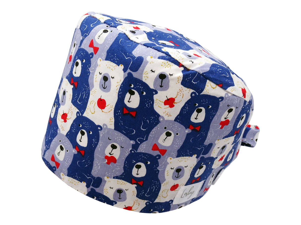 Bandana Stoff OP-Haube Gentlebear für kurze Haare aus Baumwolle - Lesleys