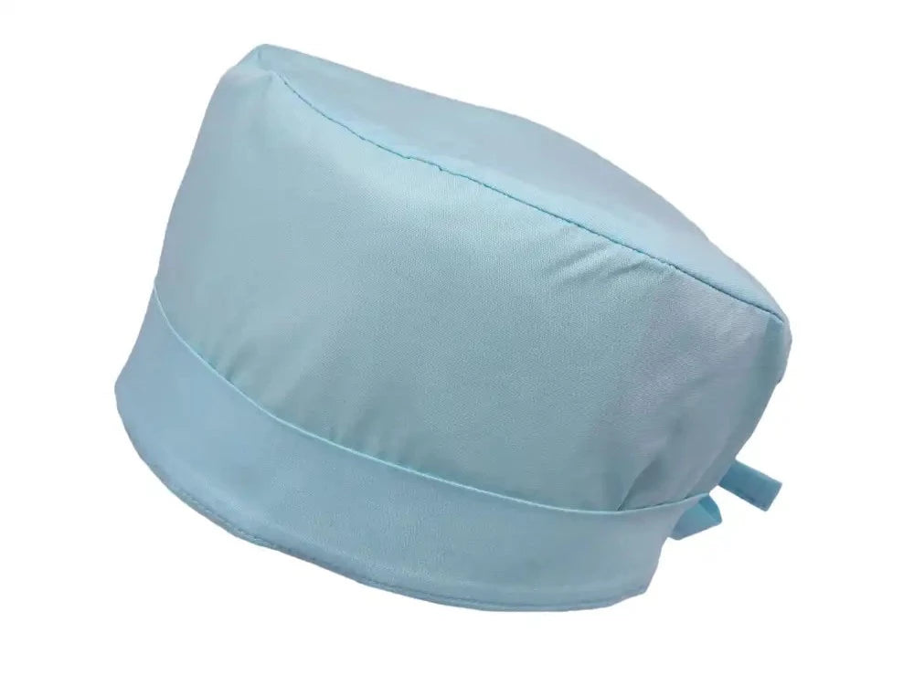 Lesleys OP-Haube für lange Haare Larimarblau - Stoff OP-Haube aus 100% Baumwolle