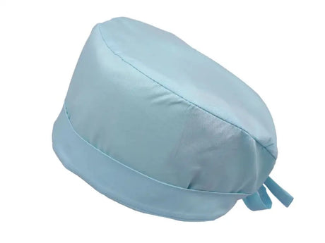Lesleys OP-Haube für lange Haare Larimarblau - Stoff OP-Haube aus 100% Baumwolle