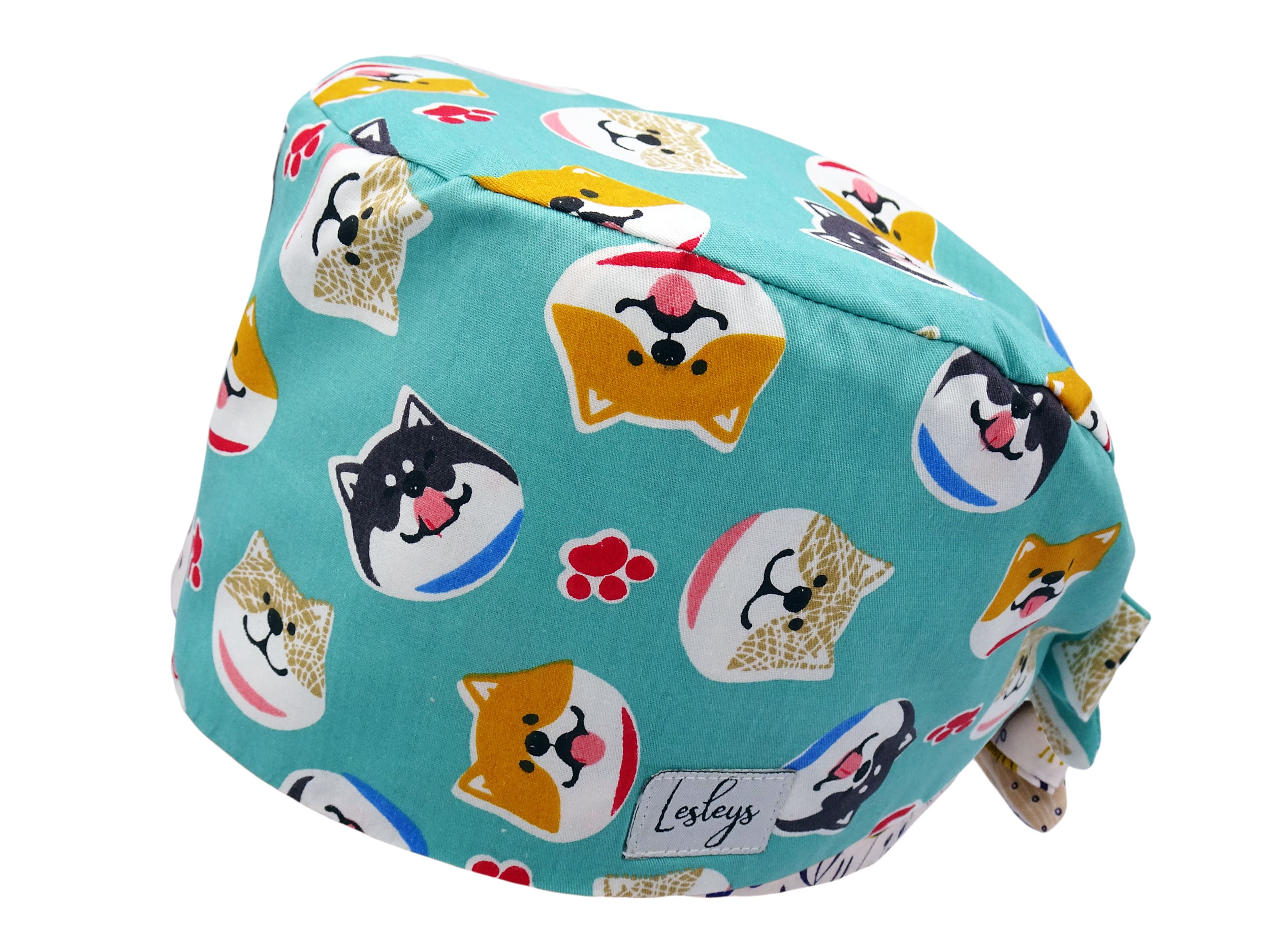 Bandana Stoff OP-Haube Shiba für kurze Haare aus Baumwolle - Lesleys