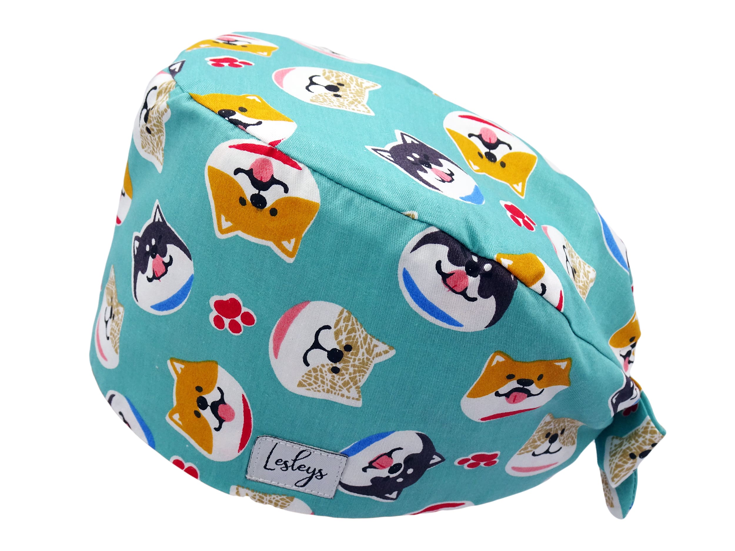 Bandana Stoff OP-Haube Shiba für kurze Haare aus Baumwolle - Lesleys