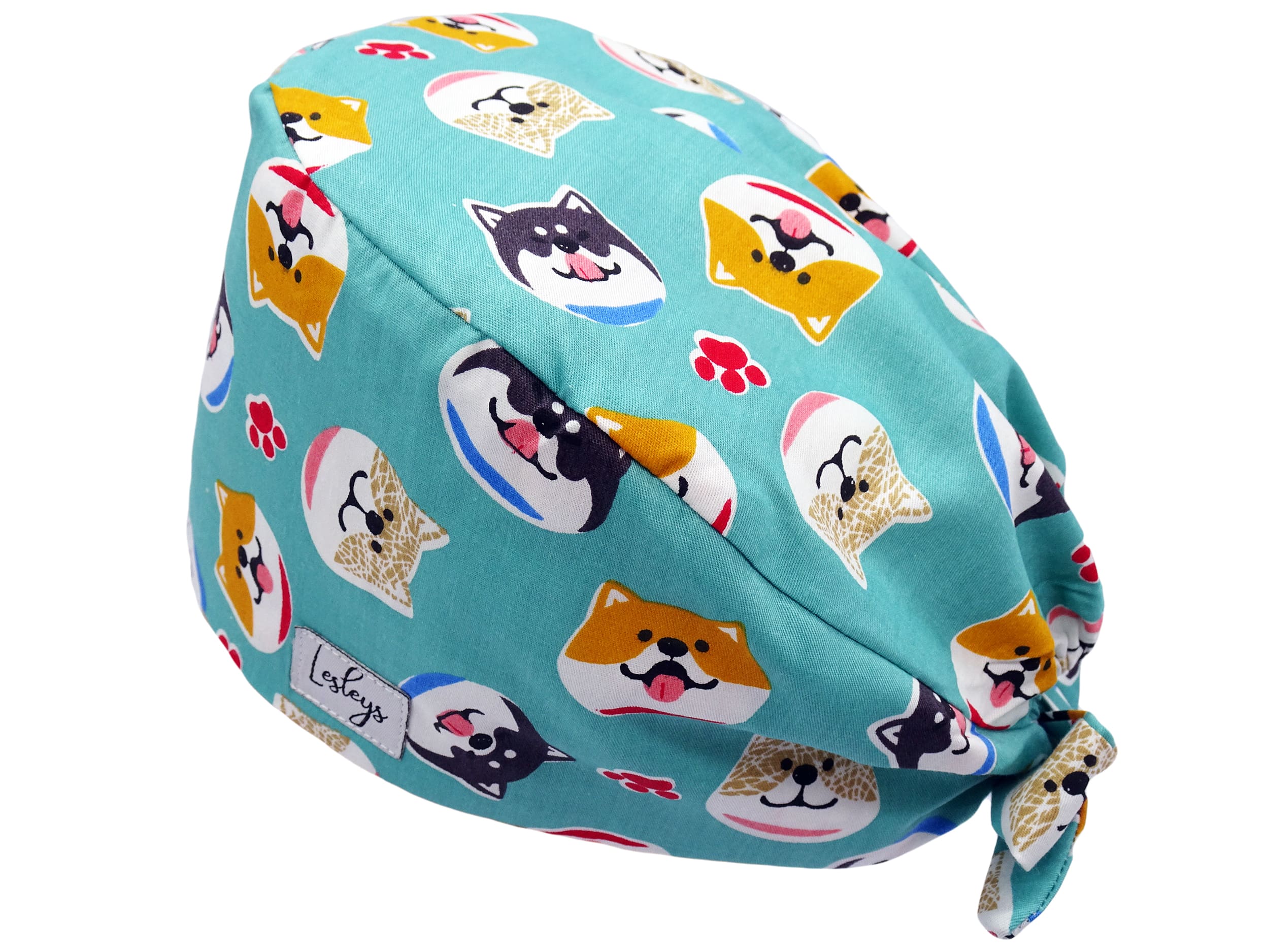 Bandana Stoff OP-Haube Shiba für kurze Haare aus Baumwolle - Lesleys